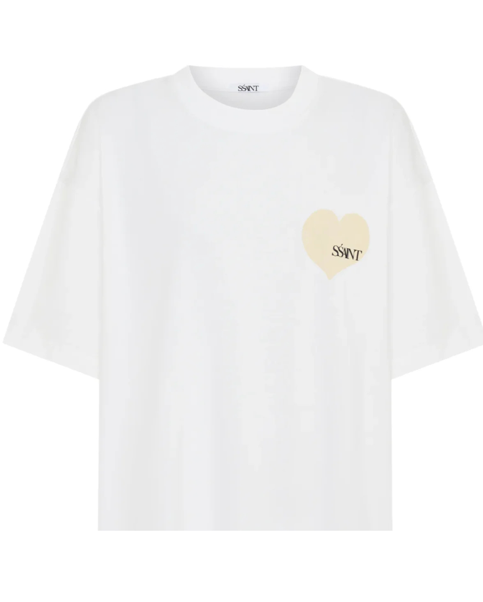 SŚAINT Kids Heart Tee Cream
