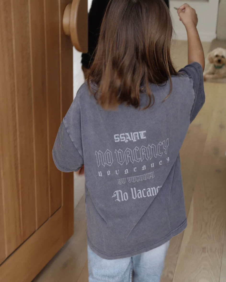 Kids Grey Acid Tee