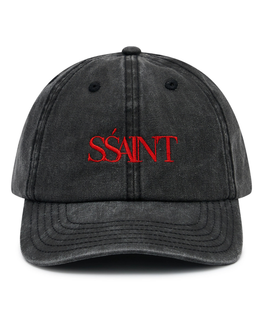 Red Black SSAINT Cap