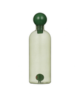 Olive Glass Oil Bottle  Green