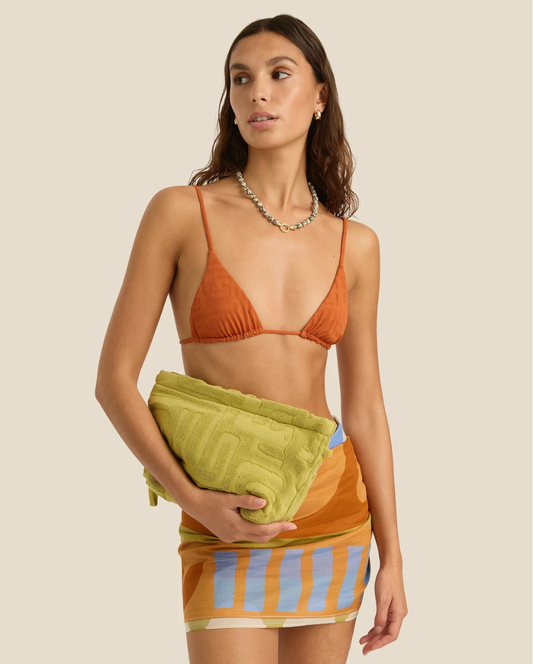 Towelling Pouch Kin Aloe