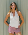 Georgie Halter Top Blanc