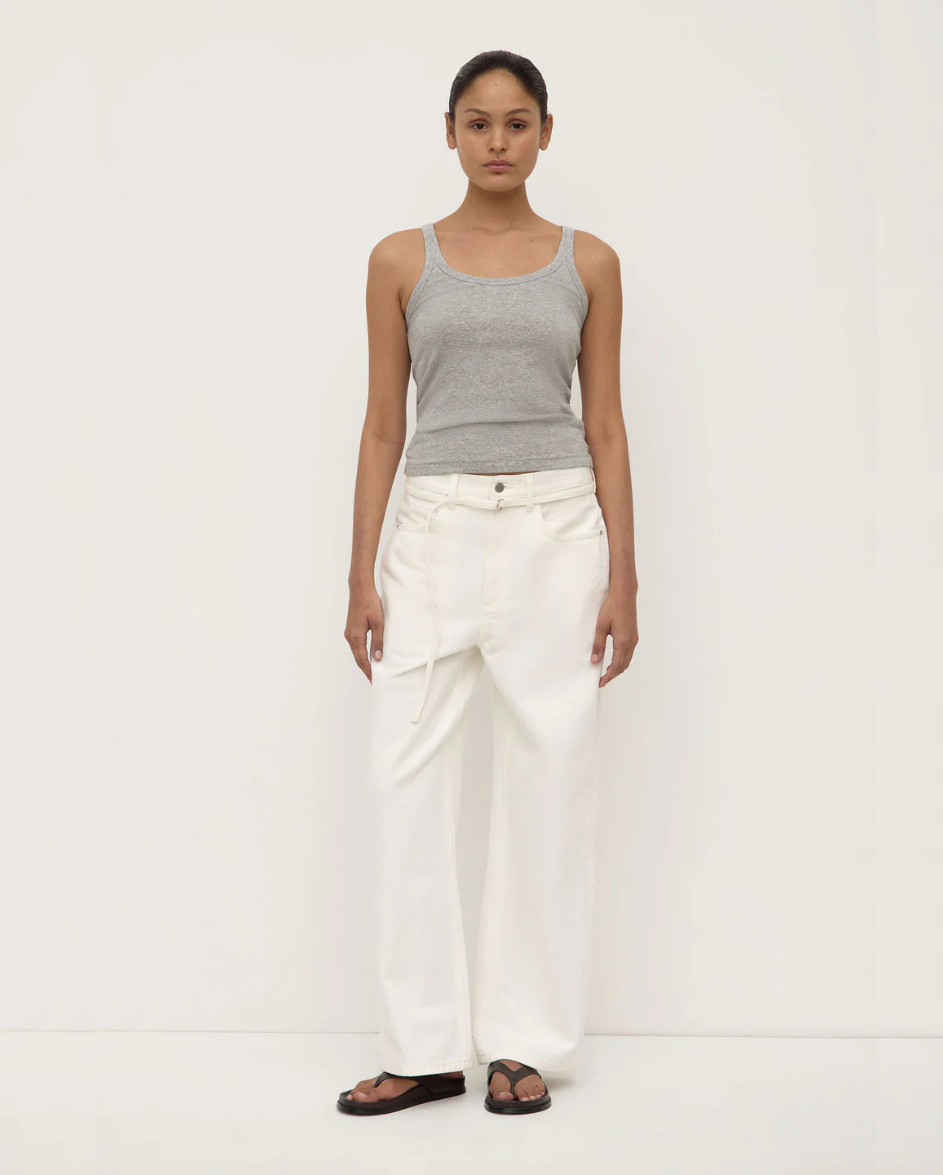 Loose Fit Jean Vintage White