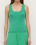 Robyn Scoop Tank Bright Green