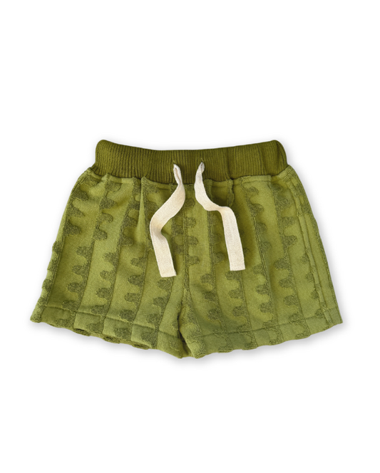 Terry Towelling Shorts Leaf