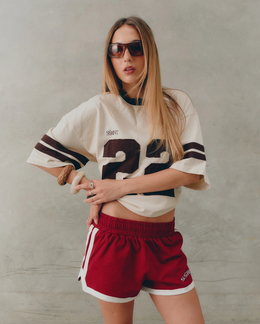 Reflective V Shorts Cherry