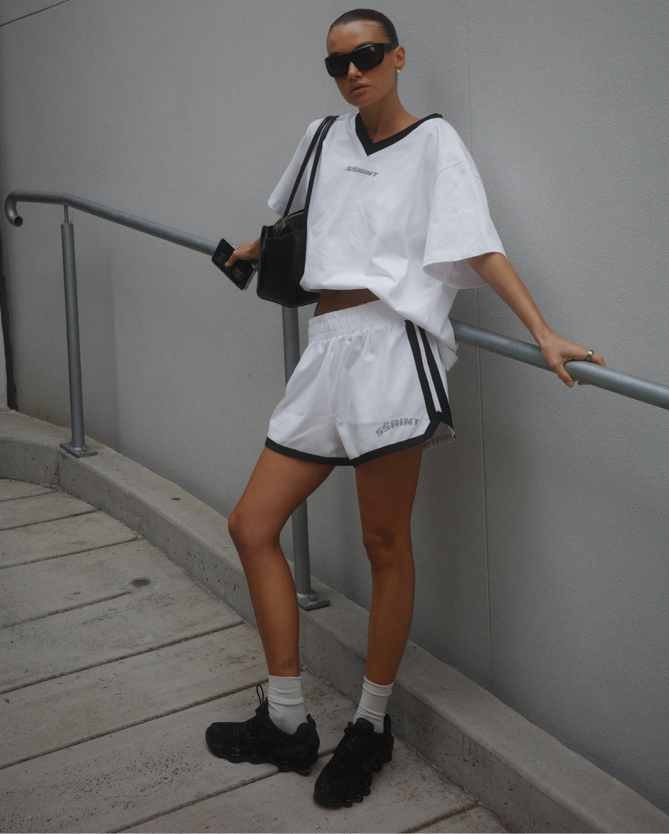 Reflective V Shorts White