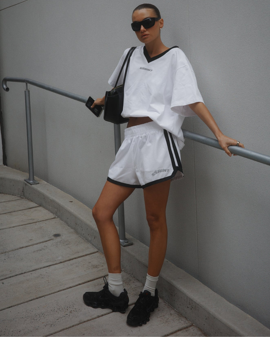 Reflective V Shorts White