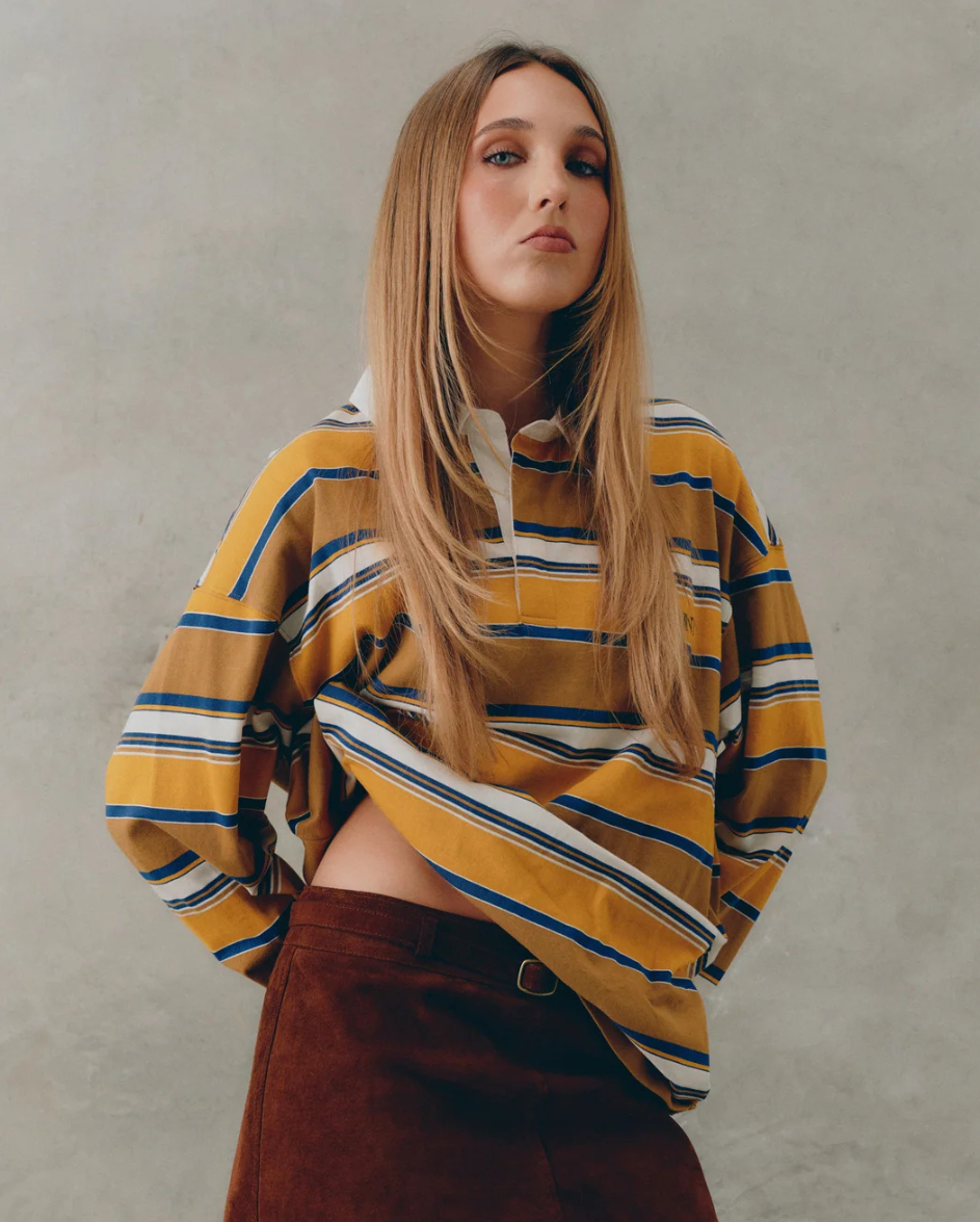 Cruz Rugby Polo Mustard