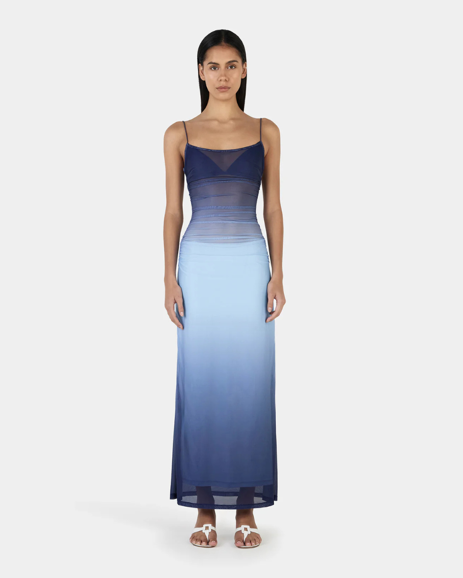 Arabella Midi Dress Ocean Gradient