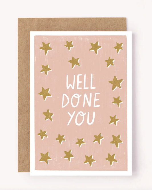 Well Done You Card Red