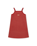 Outdoor Dress Fiery Red Stripe