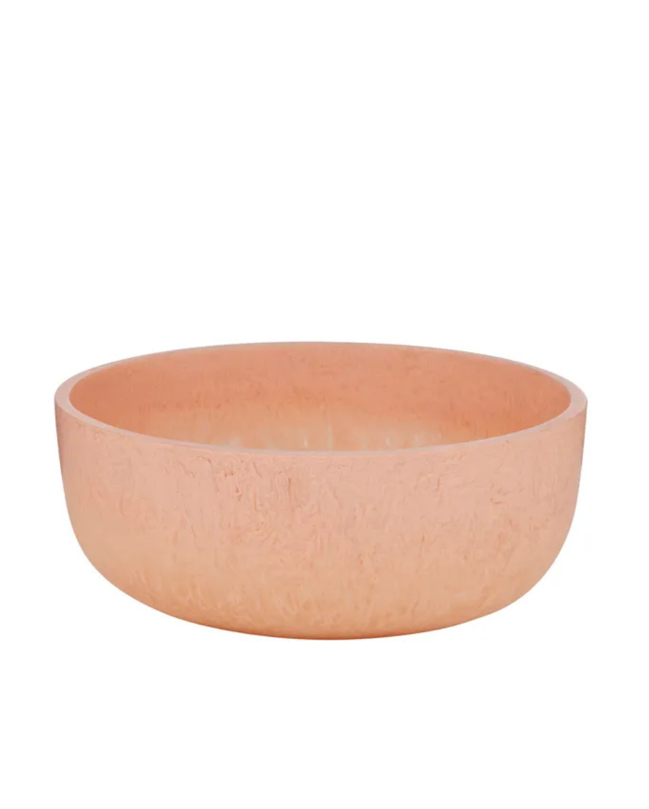 Kip Resin Salad Bowl Peach