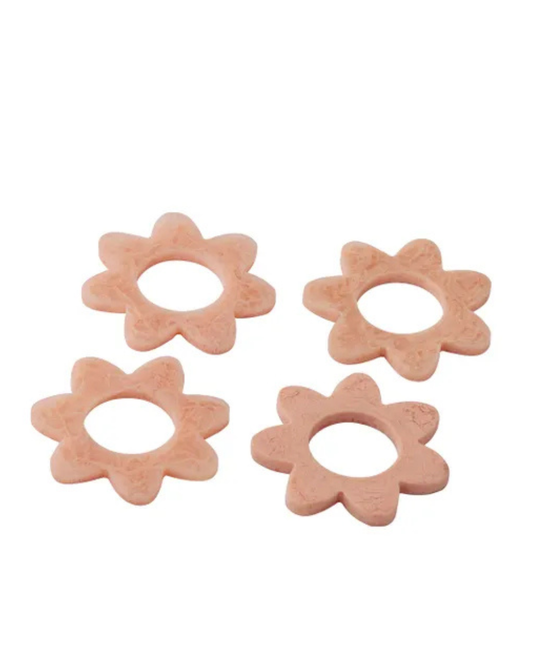 Kip S/4 Resin Napkin Ring Peach