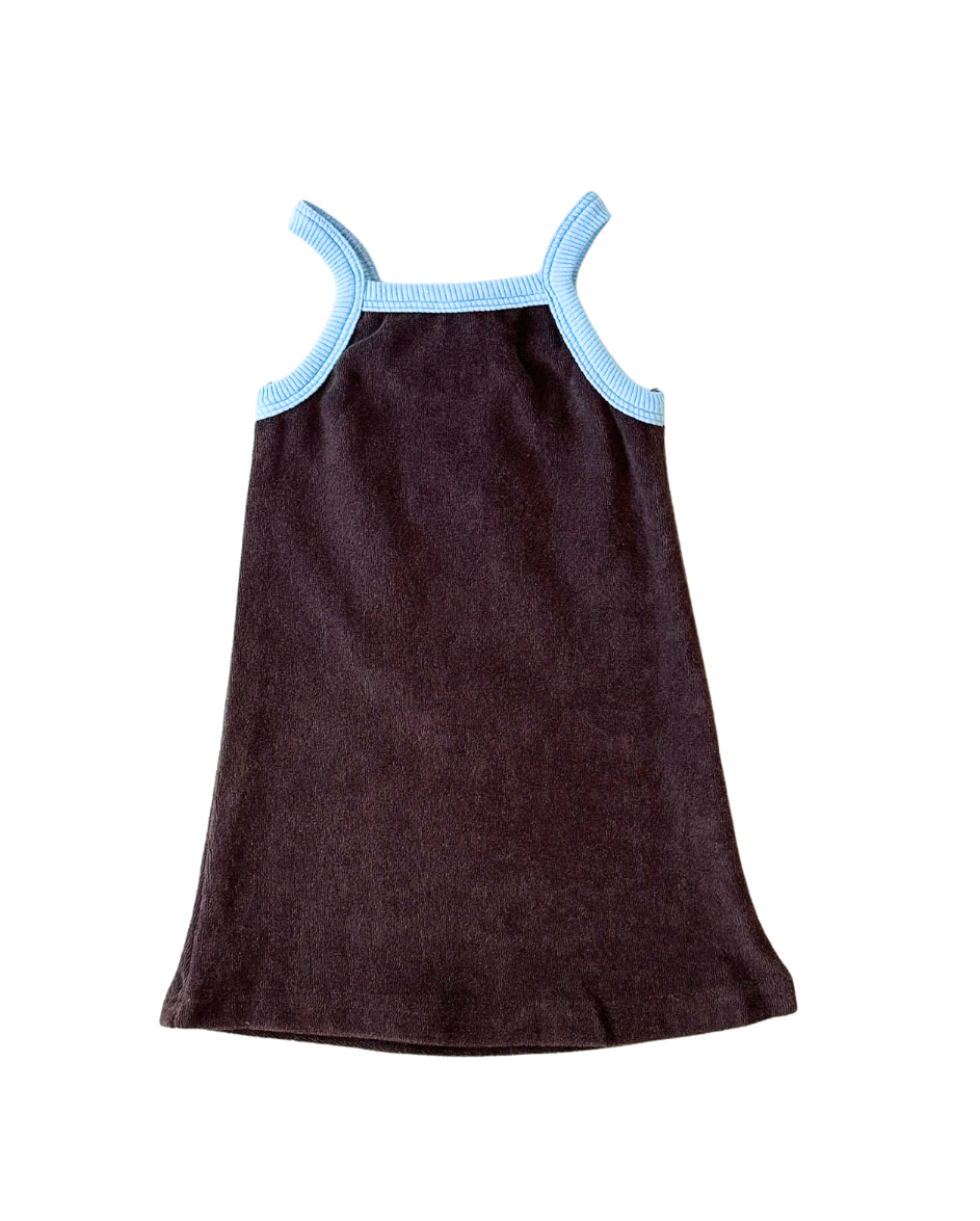 Stevie Terry Towelling Dress Choc