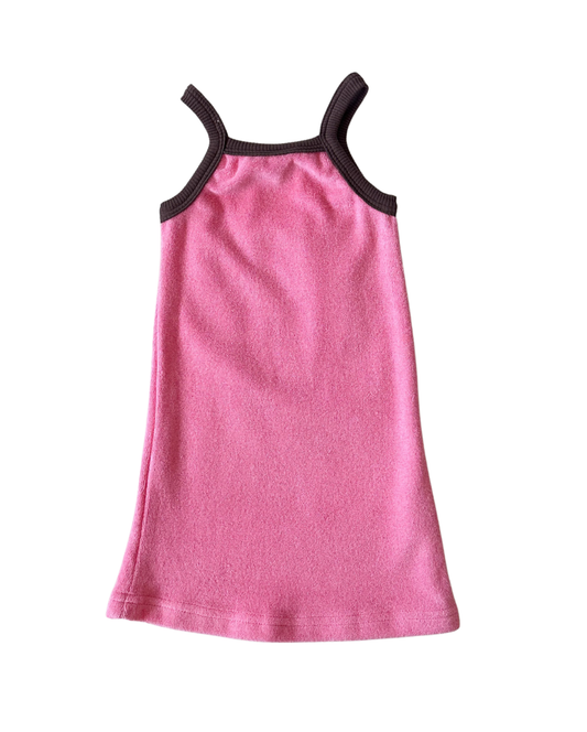 Stevie Terry Towelling Dress Pink