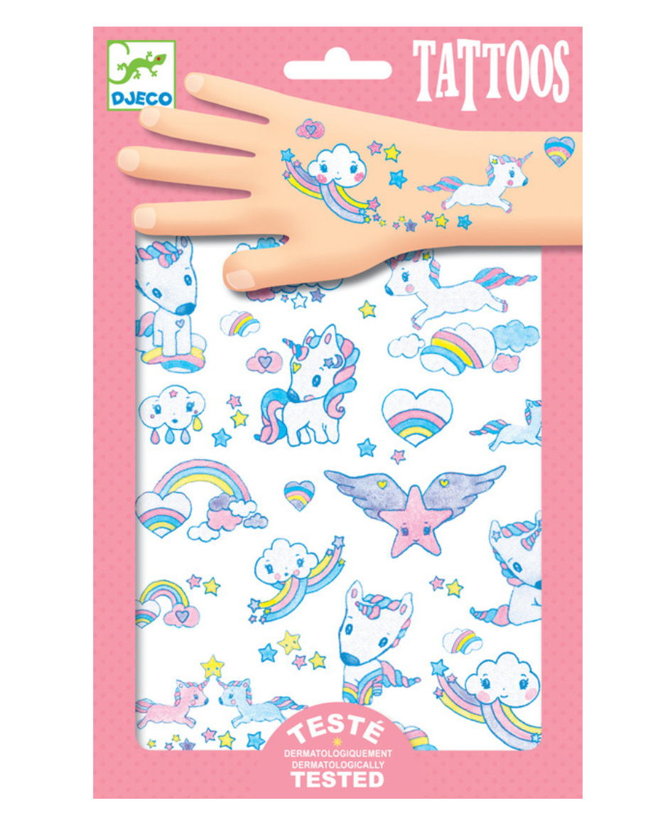 Unicorn Tattoo Sheet