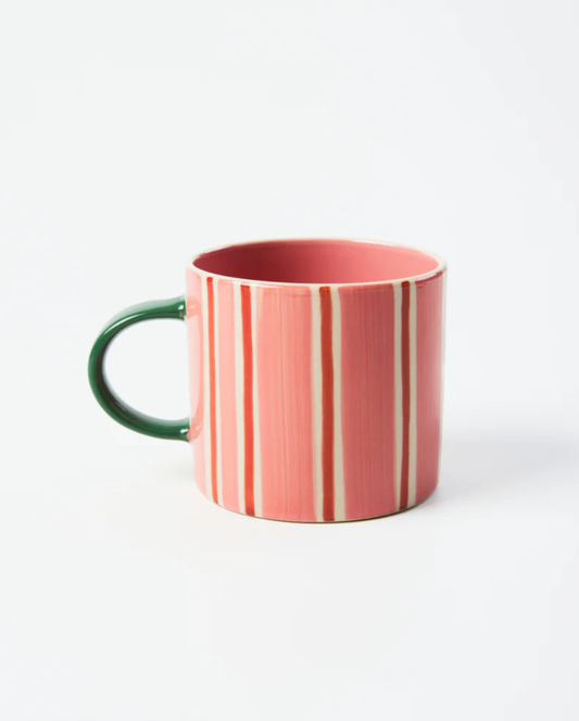 Bloomie Pink Stripe Mug