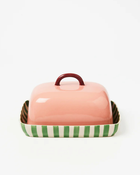 Bloomie Pink Butter Dish