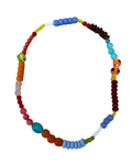Frill Beaded Necklace Multi