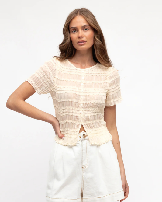 Nicole Top Ecru
