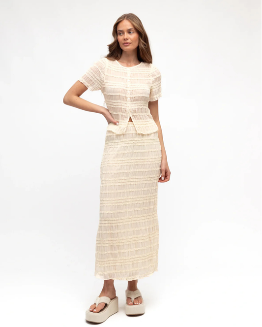 Nicole Skirt Ecru