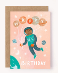 Astronaut Birthday Card Card