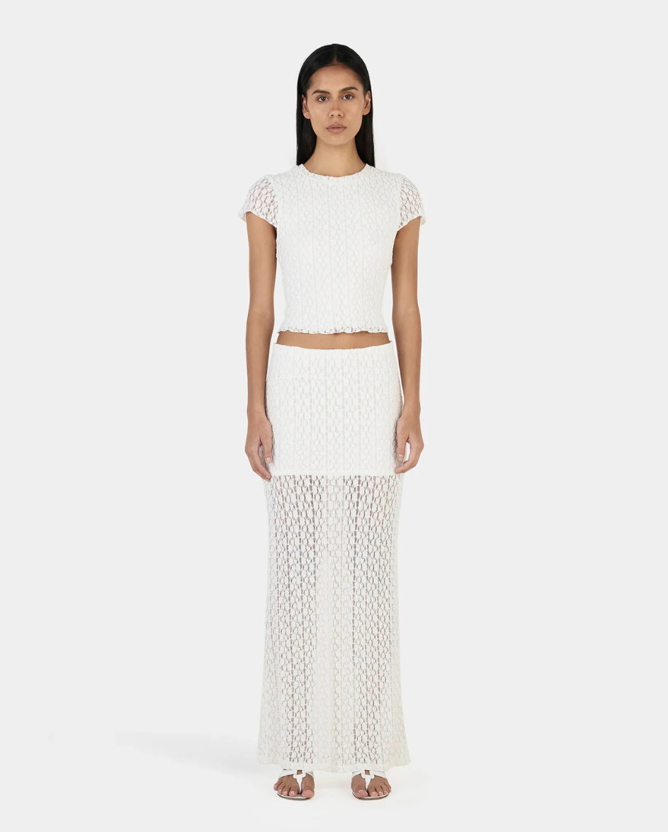 Delphine Skirt Ivory