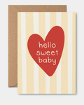 Hello Sweet Baby Card