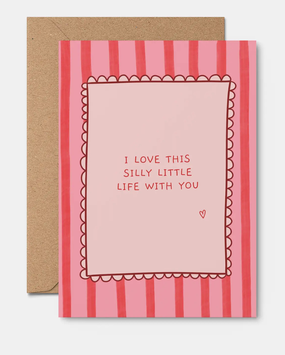 Silly Little Life Valentines Card