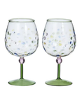 Lulu S/2 Gin Balloon Glass Green