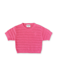 Organic Knit Tee Bright Sorbet