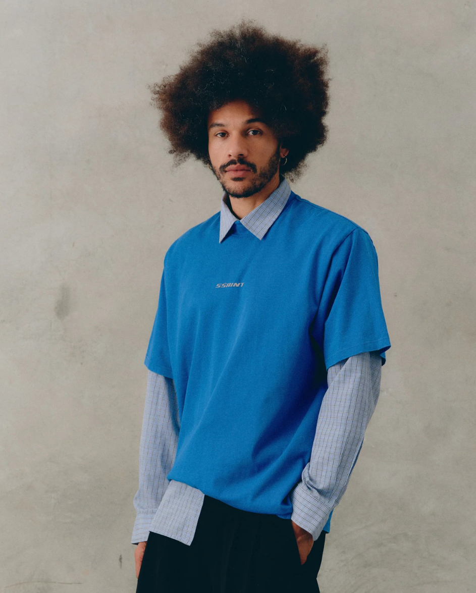 Reflective Logo Dark Blue Tee