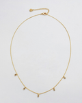 Baguette Mini Necklace Gold
