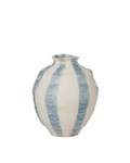 Rayas Ceramic Vase Steel