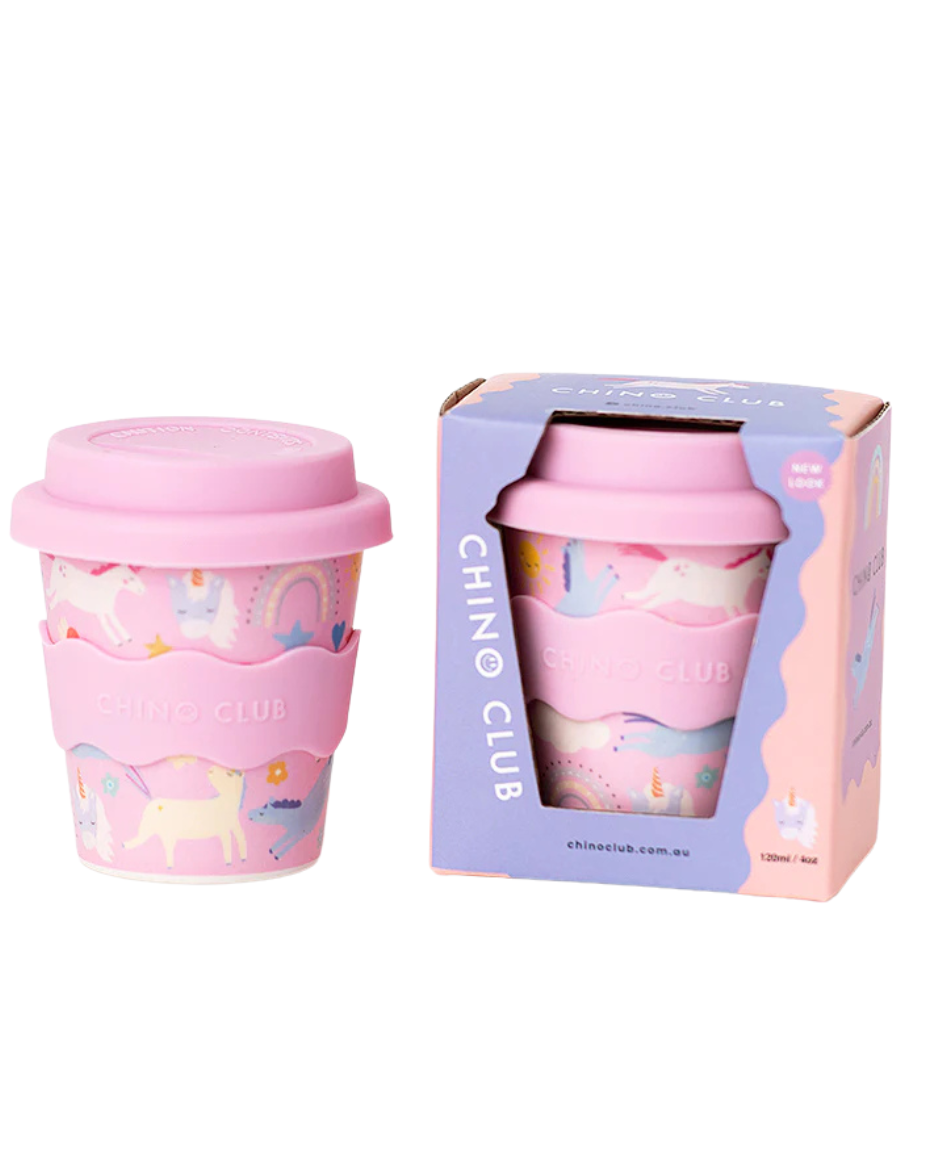 Pink Unicorn Babychino Cup 4oz