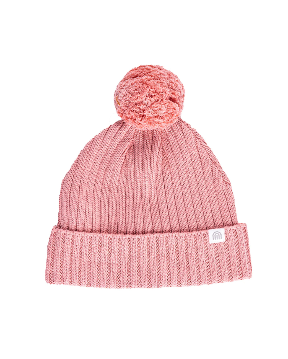 Chunky Rib Knit Beanie Cameo