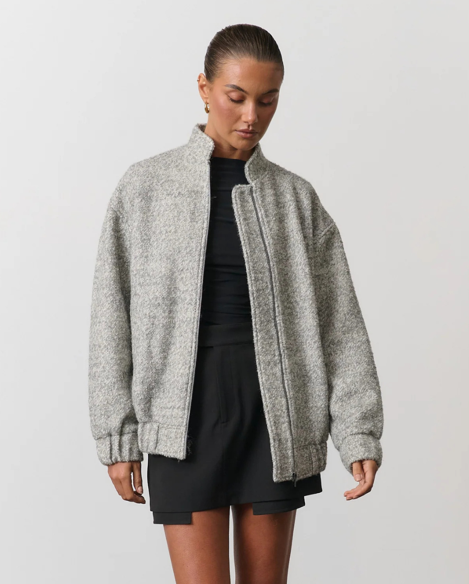 Reece Boucle Bomber