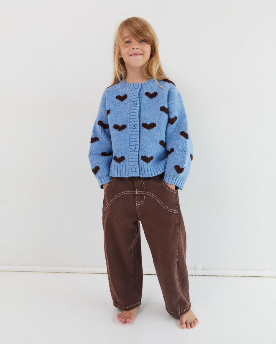 Dylan Barrel Leg Jean Cocoa