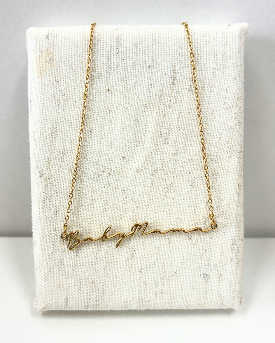 Baby Mama Gold Necklace