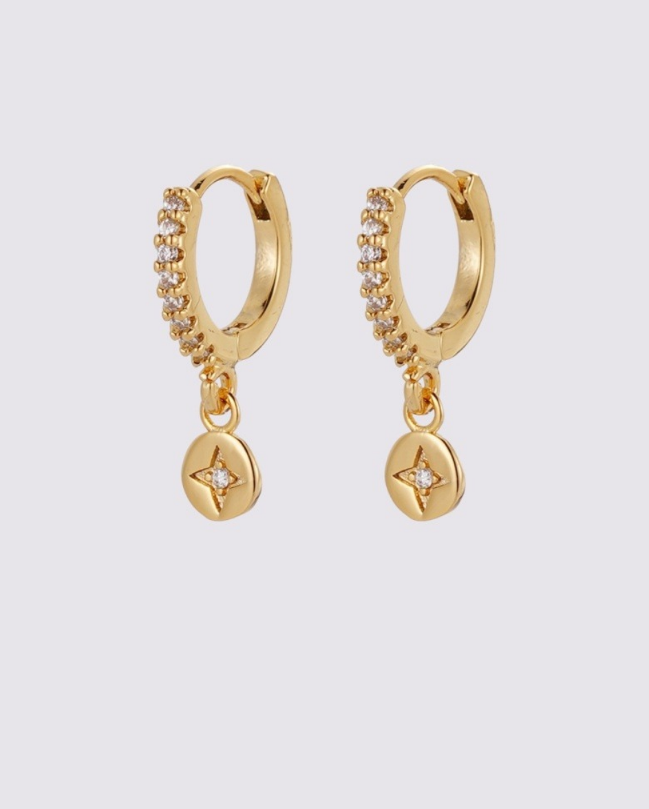 Holly Earrings Gold