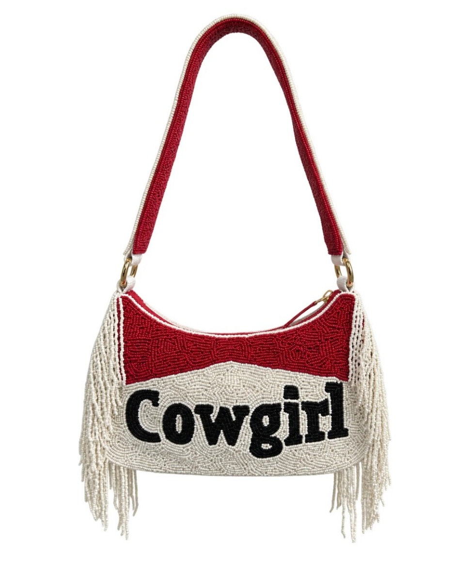 Cowgirl Tassel Beaded Bag