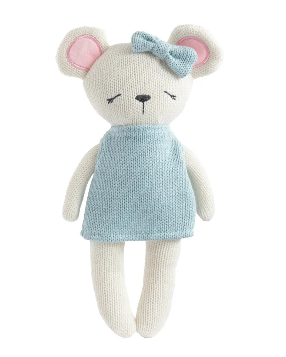 Knitted Animal Toy- Molly the Mouse