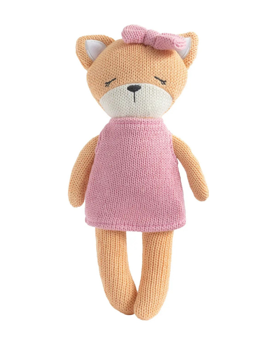 Knitted Animal Toy- Frankie the Fox
