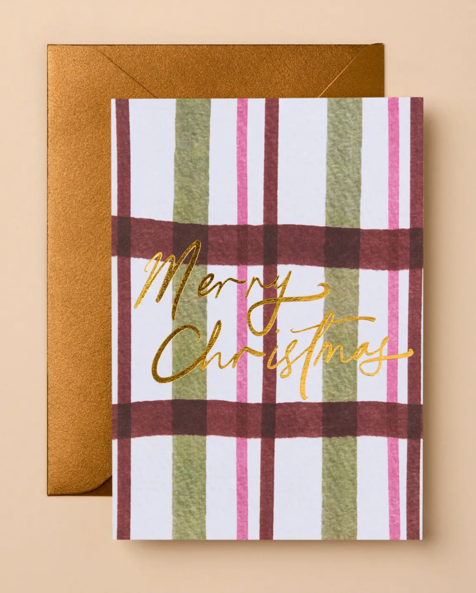 Merry Christmas Card Multi Check