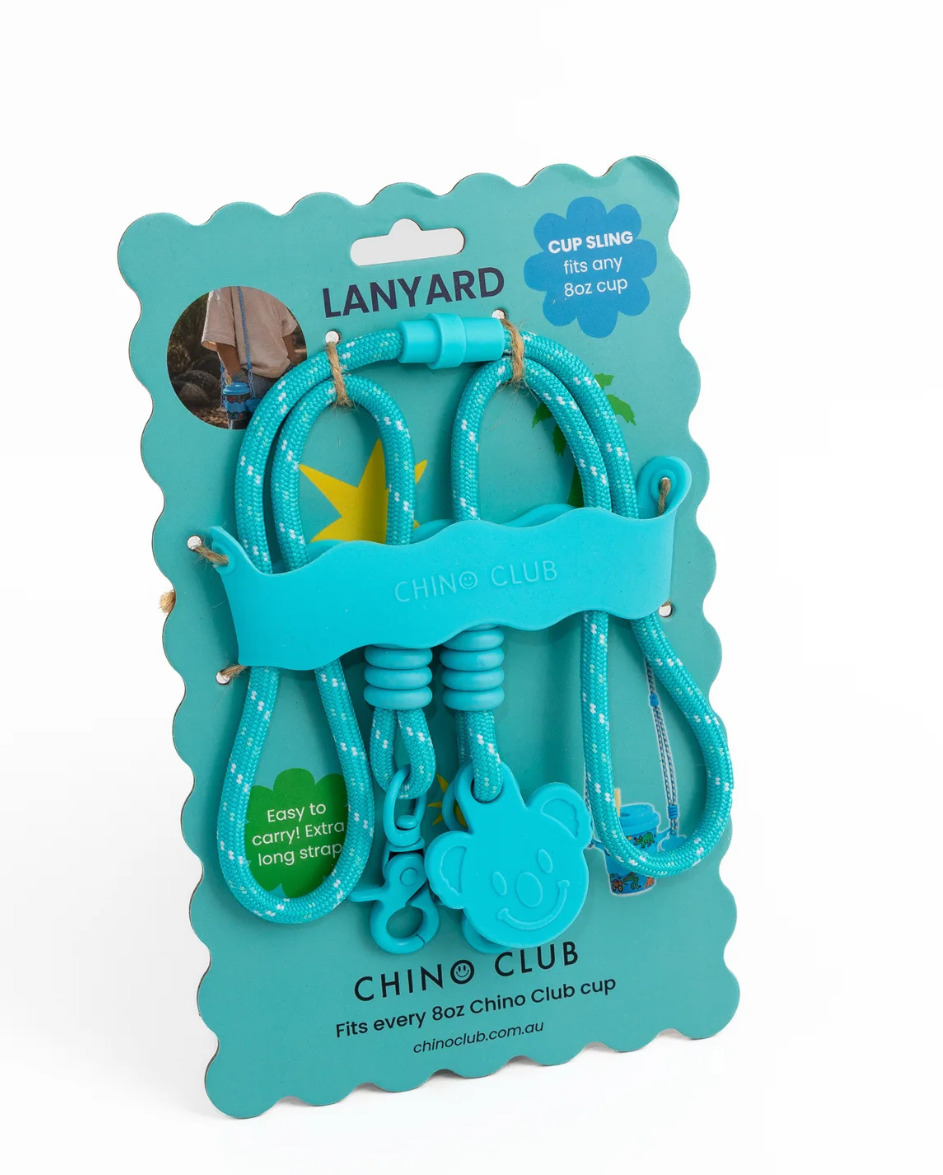 Over Shoulder Lanyard Blue