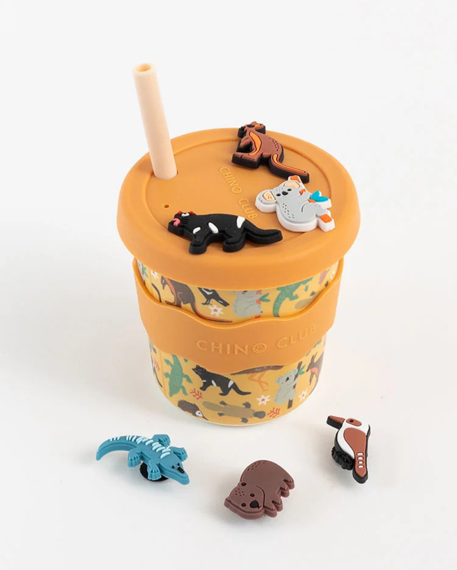 Aussie Animals Chino Charm Cup 8oz