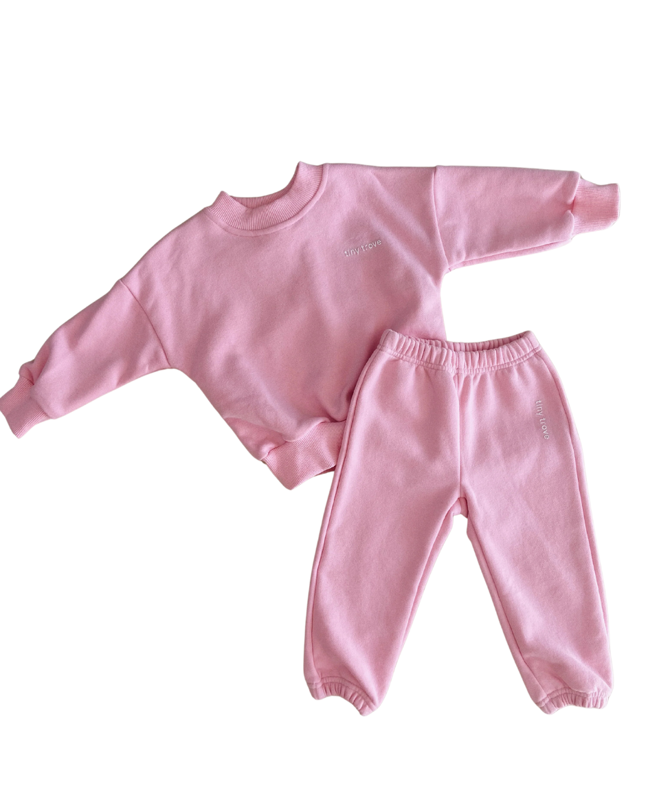 Woodie Logo Tracksuit Flamingo