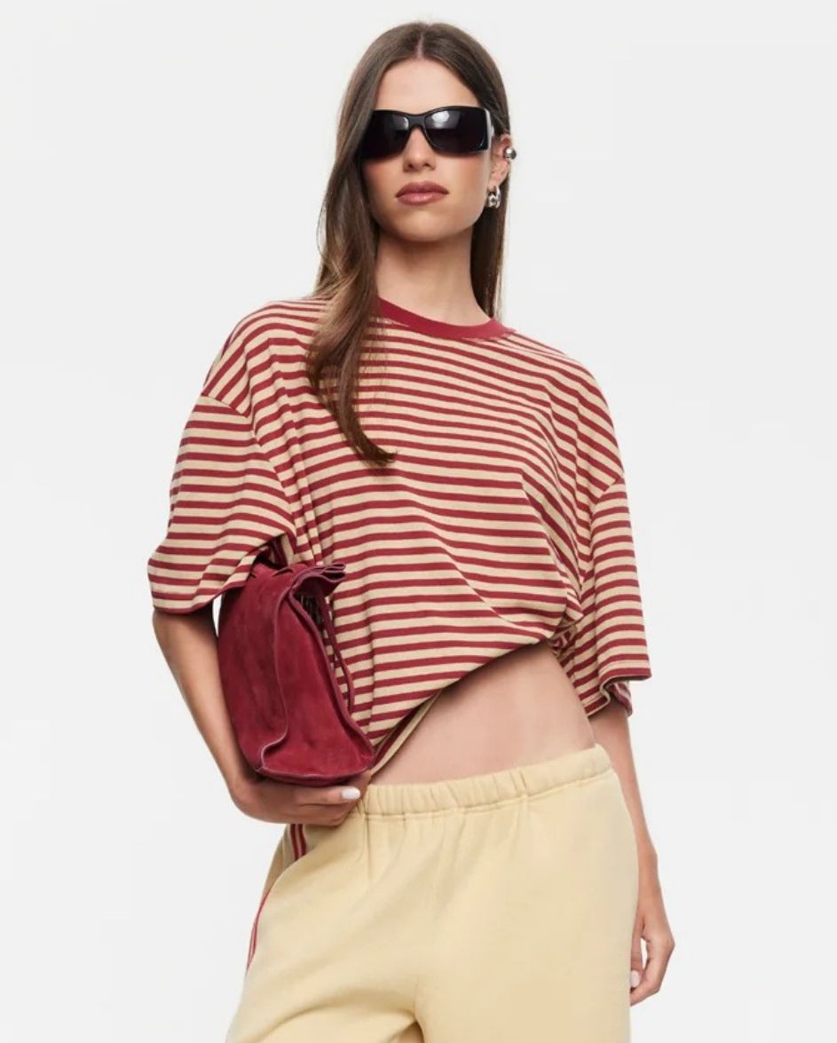 Bloom SS Cherry Stripe Tee