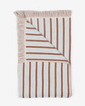 Laguna Sky Blue & Mocha Towel